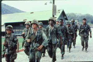 A group shot of Tour of DSgt. Zeke Anderson (Terence Knox)